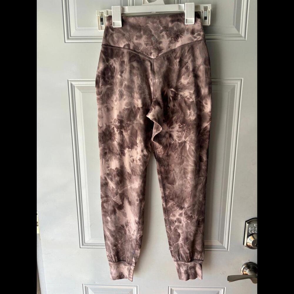 lululemon athletica Tie-Dye Track Pants - Brown and Cream